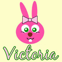 Victoria Bunny - pink with bow