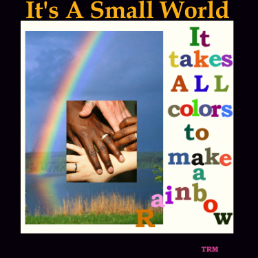 Rainbow sig for It's A Small World by Tammy