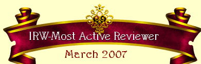 Most active reviewer in 3/07 for the IRW Group!