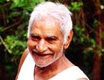 This is Baba Amte, a modern day sadhu of India.