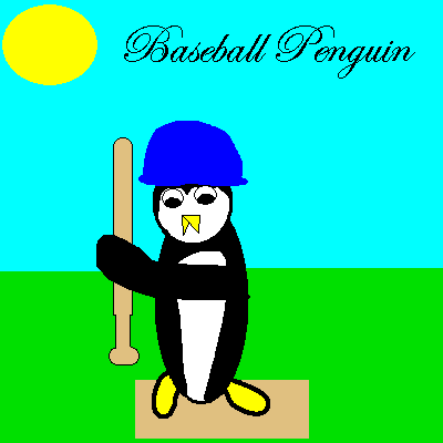 Baseball Penguin
