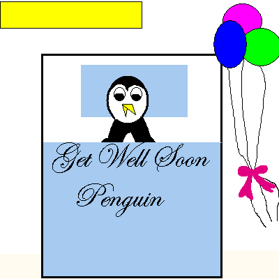 Get Well Soon Penguin