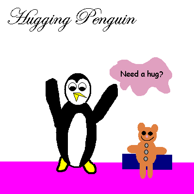 Hugging Penguin