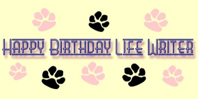 Happy Birthday Banner for a friend, made by a friend.