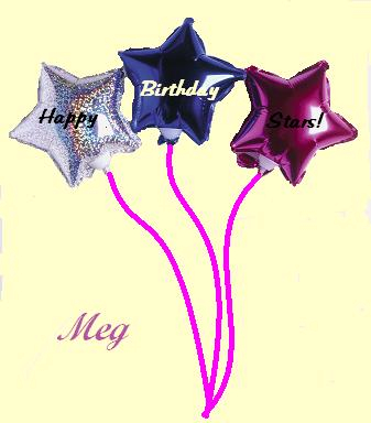 Rising Star Birthday Balloons from Marlena