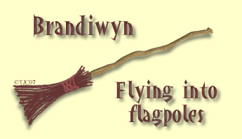 Flying into flagpoles!