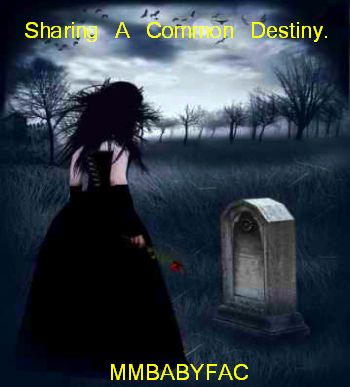 I see a grave off to the side sitting all alone. I know it's her whispering.