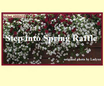 Banner/Imagelink to Step into Spring Raffle