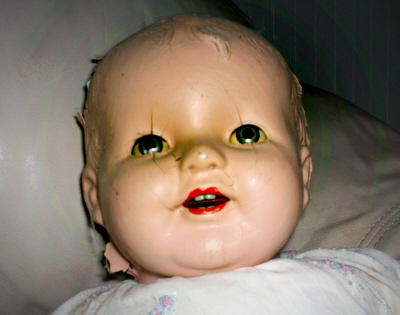 A photograph of one of my dolls, for "Sell It"