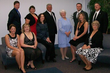 My family's group at the gala.