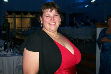 A picture of me at a fundraising event.