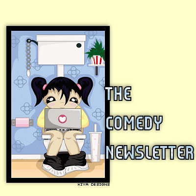 Comedy newsletter banner