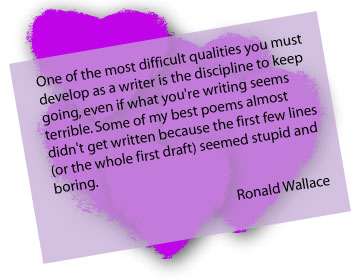 A very good quote about writing.
