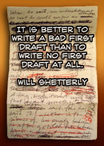 A very good quote about writing.