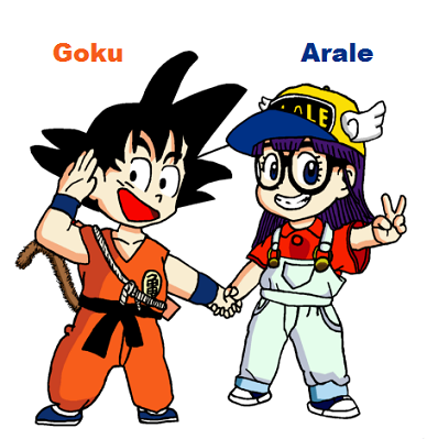 The hero and heroine from my Dragon Ball fanfic.