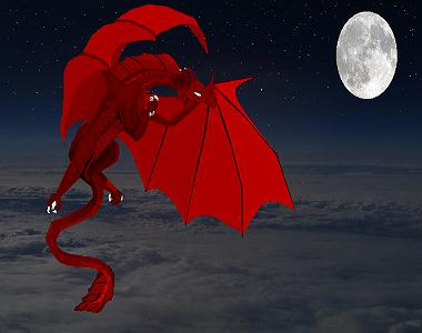 this is a picture of when Cor is flying above the clouds (see dragon knight)