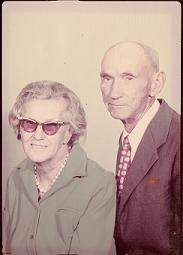 Photo of Grandma and Grandpa Newland