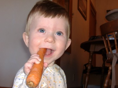 Loves his carrots