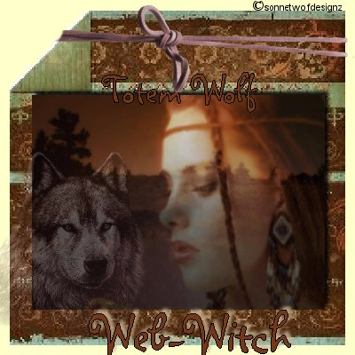Totem Wolf sig, created for me by my spiritual sister, Sonnetwolf