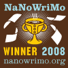 my NaNoWriMo 2008 Winner Badge
