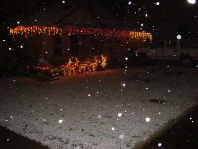 Early evening snow 1208