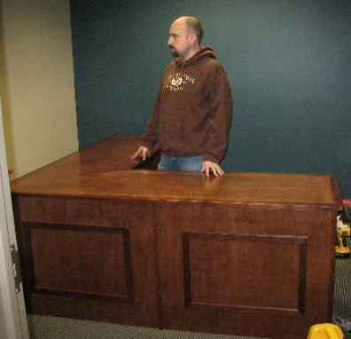 Maple and Walnut Desk