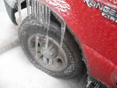 My truck after the Ice Storm in Feb. 08.  