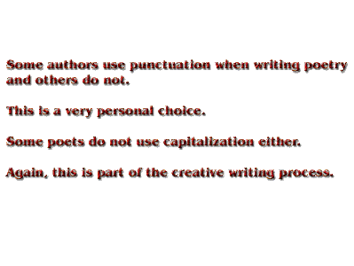 Poetry Tip 9