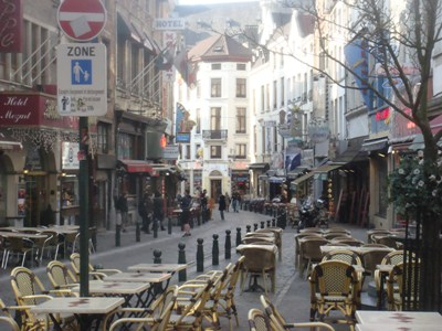 Street scene in Brussels