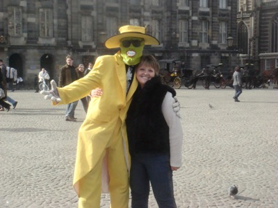 Kay makes a new friend in Amsterdam