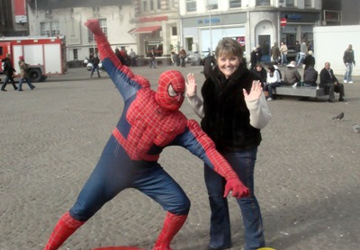 Another interesting character I met in Dam Square