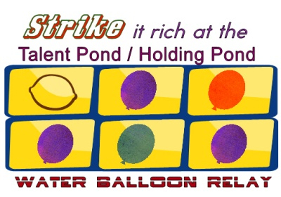 The header for the Water Balloon Relay reviewing challenge