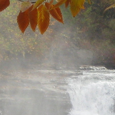 the mist in the Fall at the falls 