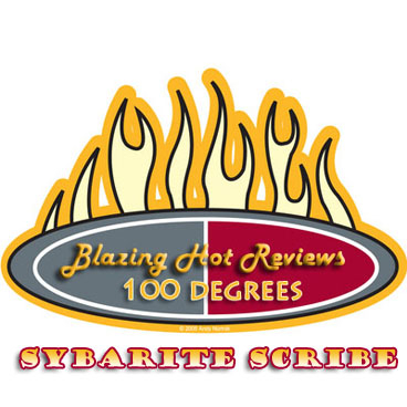 My siggy for making The Blazin' Hot Reviews 100-degree plateau.