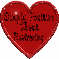 Animated glittering herat Simply Positive review signature.