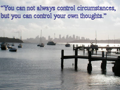 Control your thoughts.