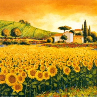Sunflowers artwork by Richard Leblanc