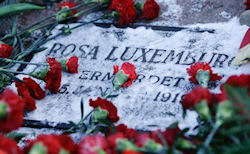 Headstone of Rosa Luxemburg's purported (empty) grave