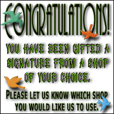 signatures and banners