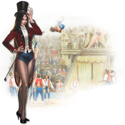Ring Master Guide Image in the "Dames of the Dead" Section.