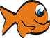 Goldfish fish scales swimming