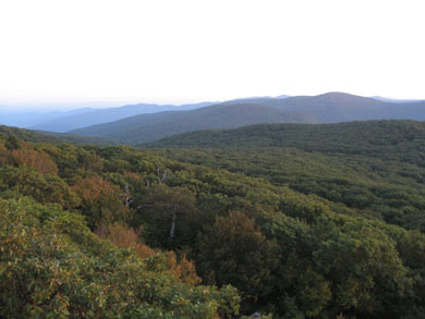 High Above the Skyline Drive... 