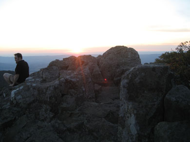 High Above the Skyline Drive... 