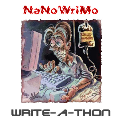 Banner for the 2010 NaNoWriMo Write-A-Thon.