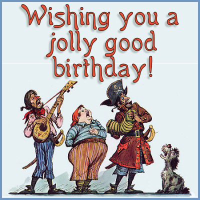 Pirates wishing you a jolly good birthday!