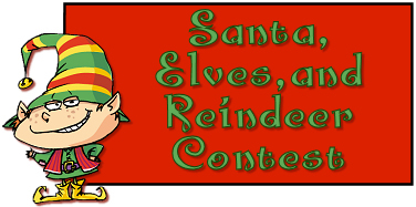 The banner I had made for my first Christmas contest