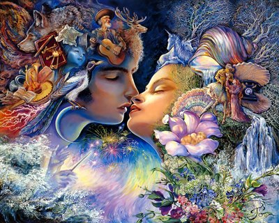 Lovers by Josephine Wall