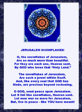 Poem and image about Jerusalem