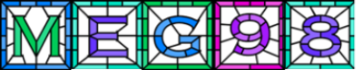 My name in stained glass letters