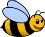 Tiny+1 Bee Facing Right